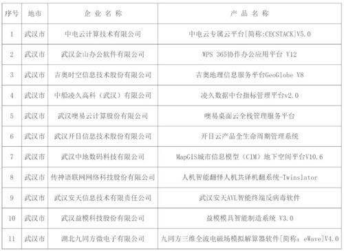 2024年湖北省公布首版次軟件產(chǎn)品及其獨立研發(fā)企業(yè)清單，涵蓋票務代理服務等領域