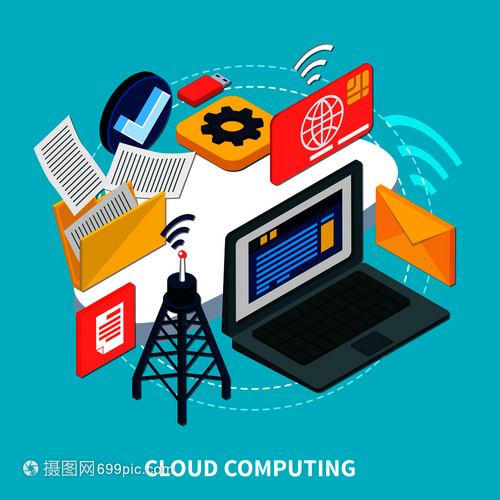 云計算、數(shù)據(jù)存儲與網(wǎng)絡(luò)技術(shù) 構(gòu)建數(shù)字未來的三維等距視圖